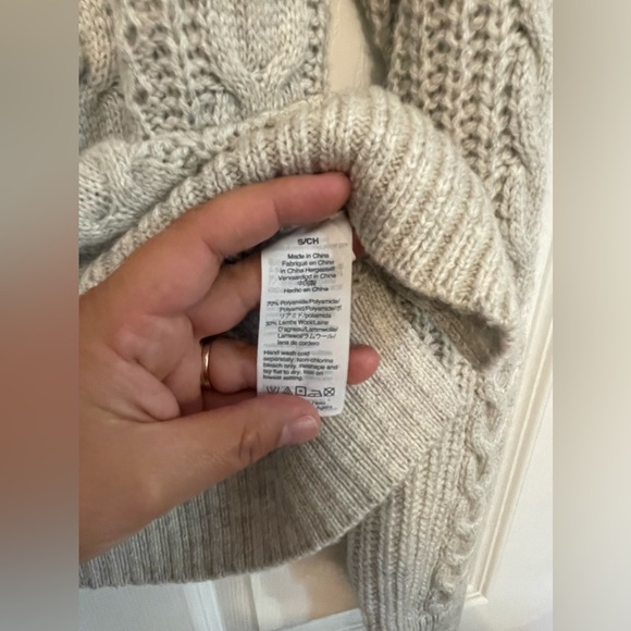 JCrew Knitted Pom Pom Cable Knit Sweater - Picture 3 of 5